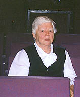 Florence Schroeder at 2000 production of Kent State:A Requiem at Kent State